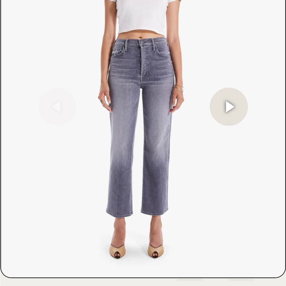 MOTHER Women's Ankle & Cropped Jeans - Gray